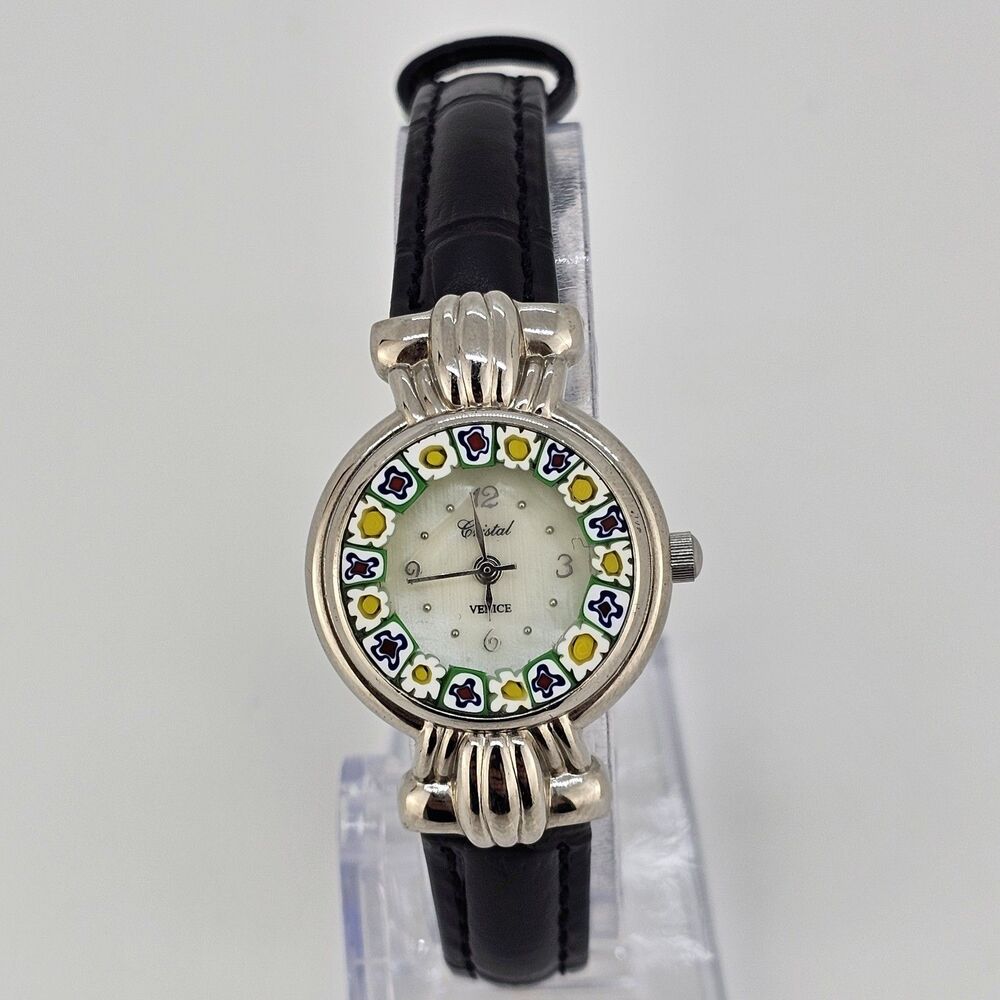 Antica Murrina Veneziana 26MM Women's Watch White Dial New Leather Bands Battery